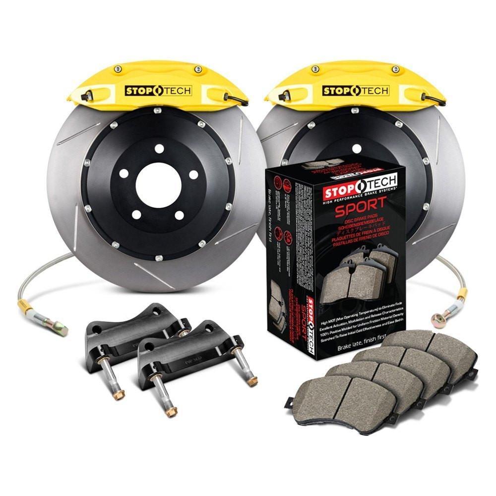 StopTech Front Big Brake Kit w/ 328x28mm 2pc Rotors | 2015-2017 Volkswagen GTI (83.895.4300.71)