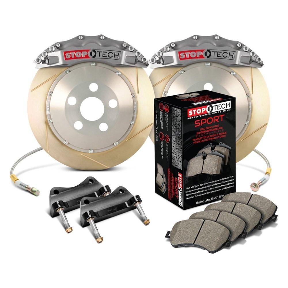 StopTech Trophy Sport Front BBK w/STR-60 Caliper and 355x32 2pc Rotors | 2015-2017 Volkswagen MK7 GTI (83.895.6700.R)