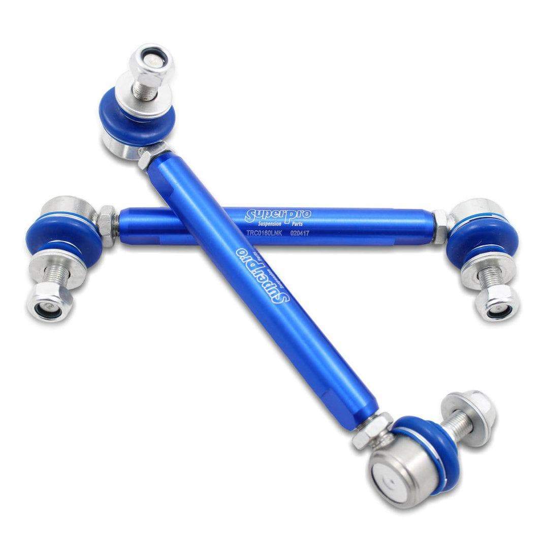 SuperPro Adjustable Front Sway Bar Link Kit | Multiple Fitments (TRC12160)