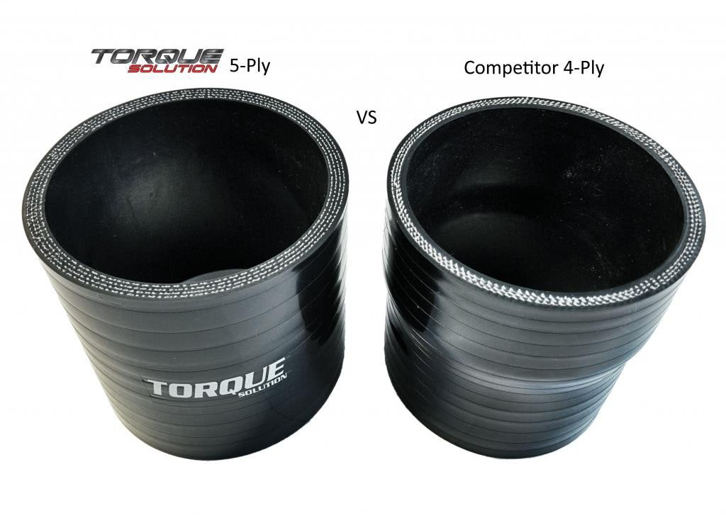 Torque Solution 90° Silicone Elbow Hose - 2in (TS-CPLR-90D2BK)