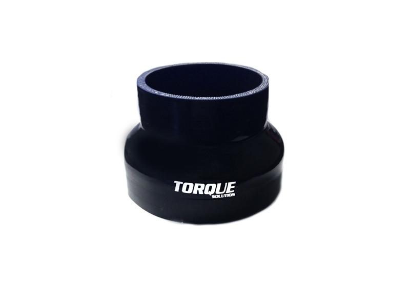 Torque Solution 3" to 4" Transition Silicone Coupler - Black (TS-CPLR-T34BK)