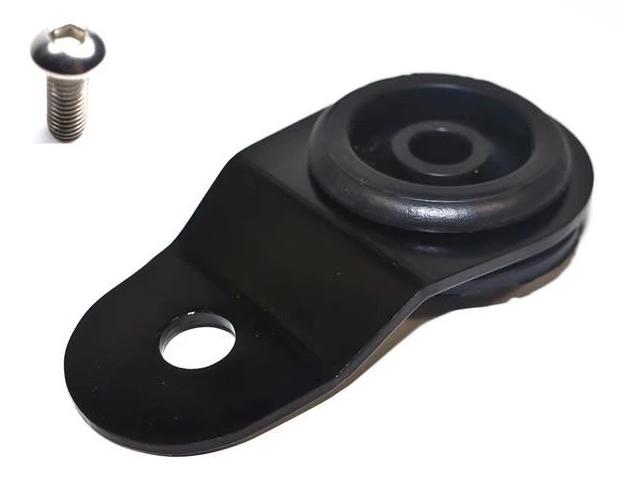 Torque Solution Radiator Mount w/ Insert - Black | 2001-2006 Mitsubishi Evo 7/8/9 (TS-EV-009I)