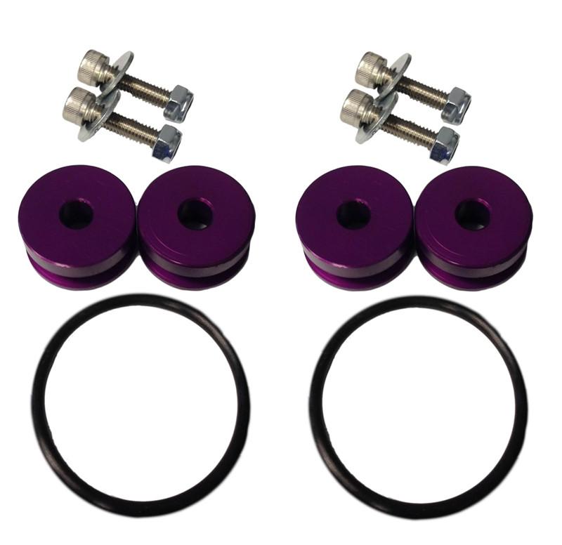 Torque Solution Purple Billet Bumper Quick Release Kit (TS-UNI-026PR)