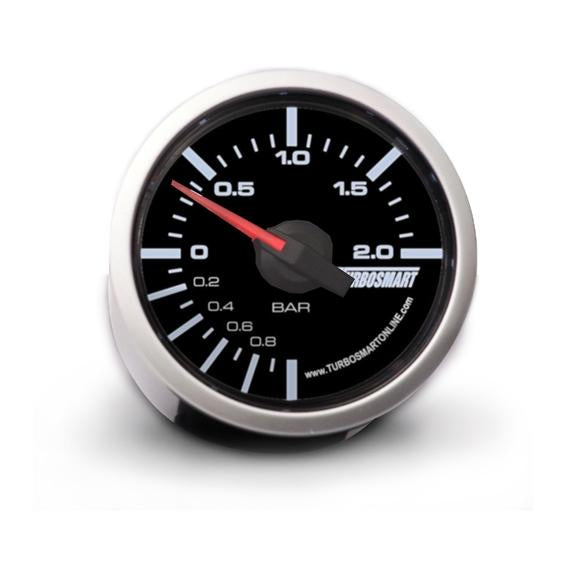 Turbosmart Boost Gauge 0-2 BAR 52mm - 2 1/16" (TS-0101-2025)