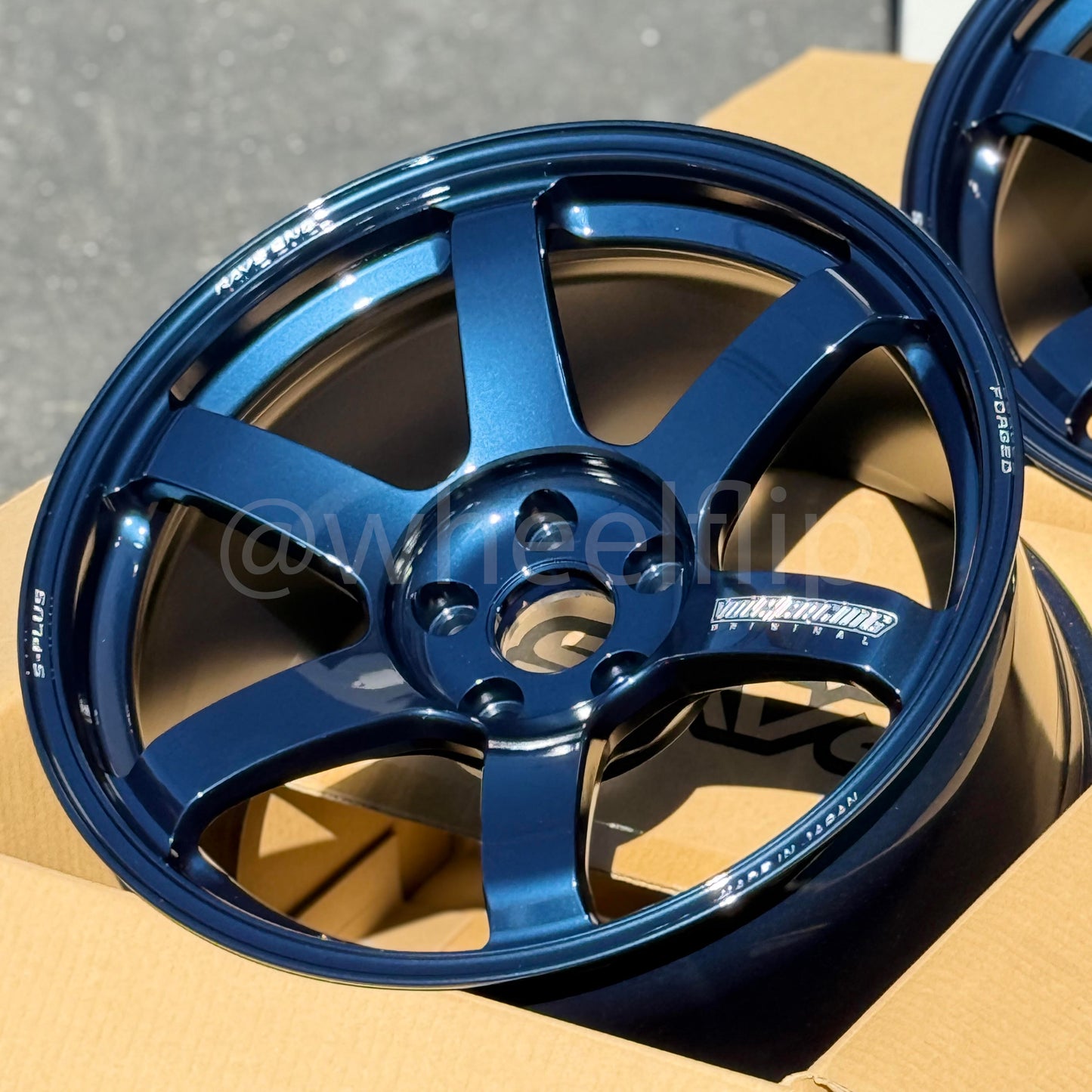 Volk Racing TE37 Saga S-Plus 18x10 +25, 18x11 +34 5x112 Mag Blue (SET)