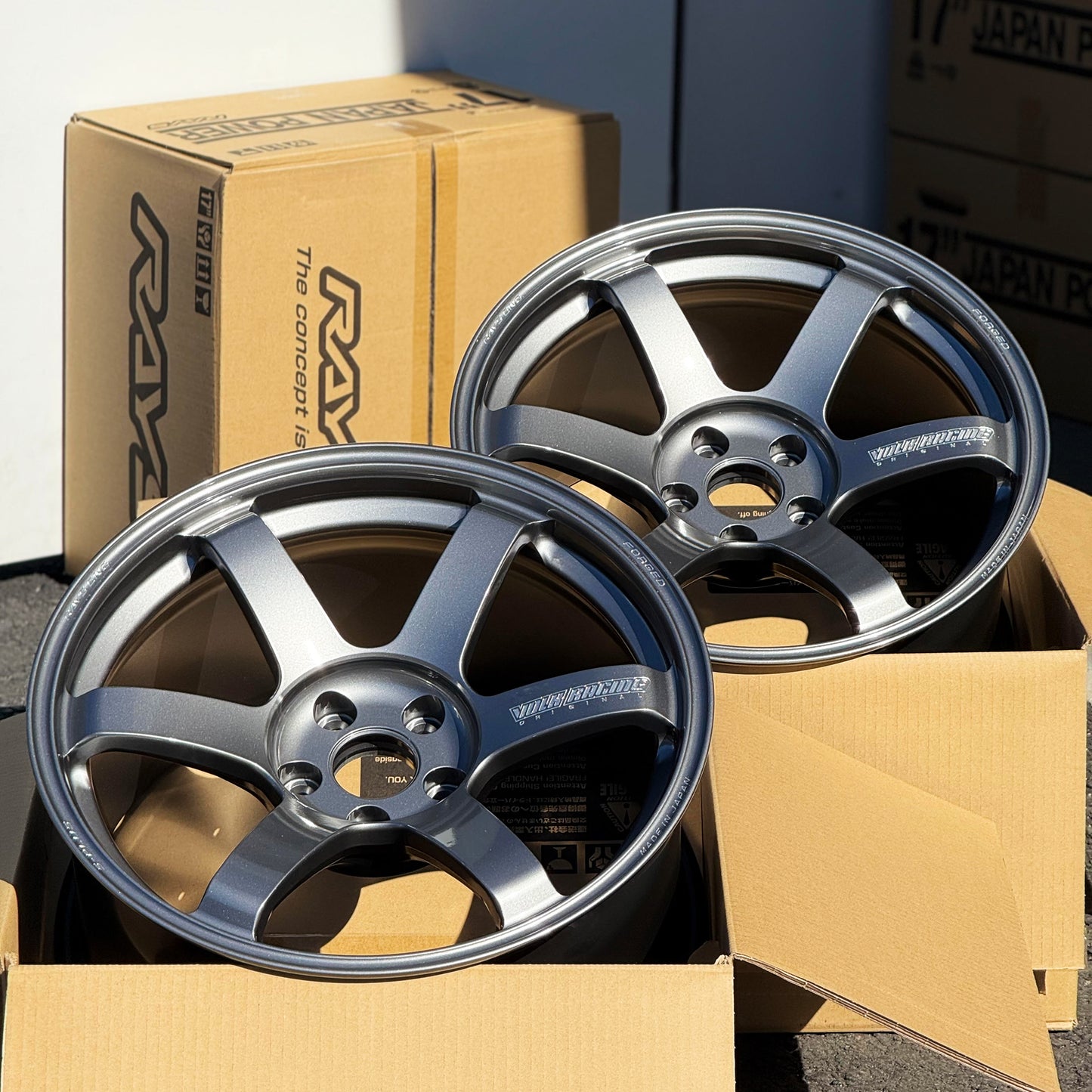 Volk Racing TE37 Saga S-Plus 18x10 +25, 18x11 +34 5x112 Gunmetal (SET)