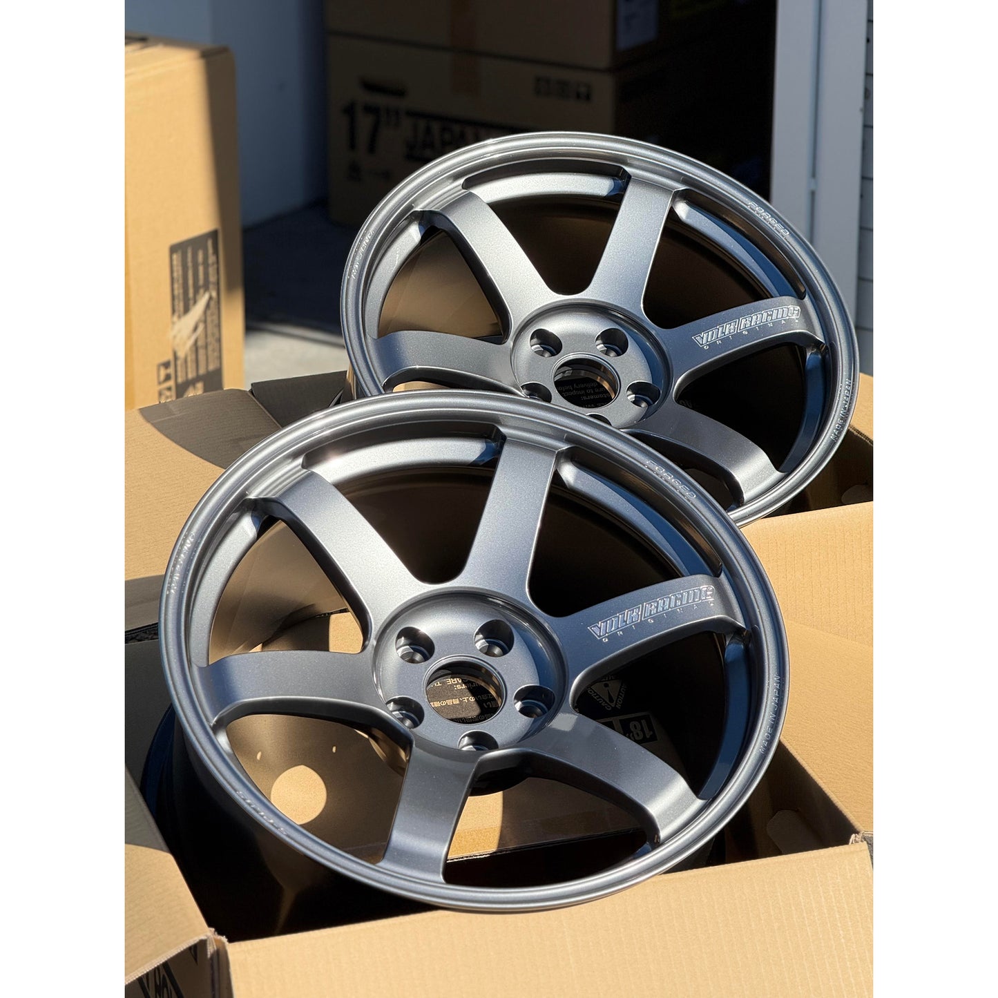 Volk Racing TE37 Saga S-Plus 18x10 +25, 18x11 +34 5x112 Gunmetal (SET)