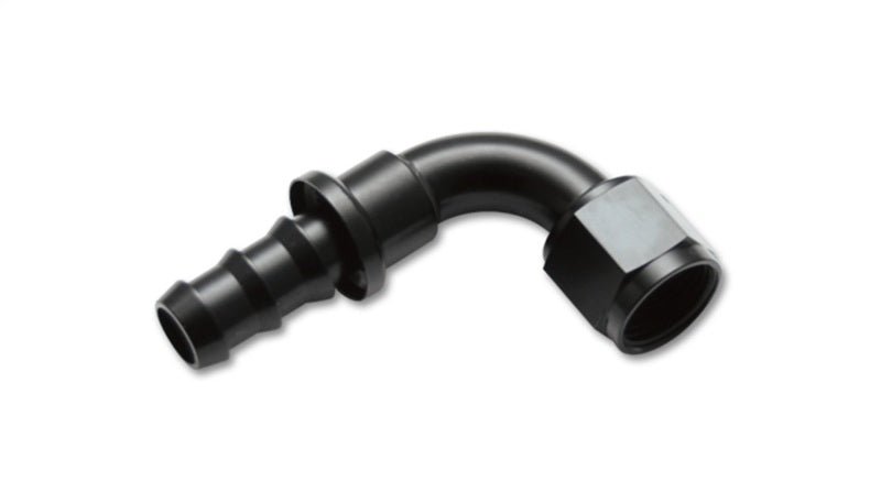 Vibrant Performance -6AN Female 90 Degree Push-On Style Hose End Fitting