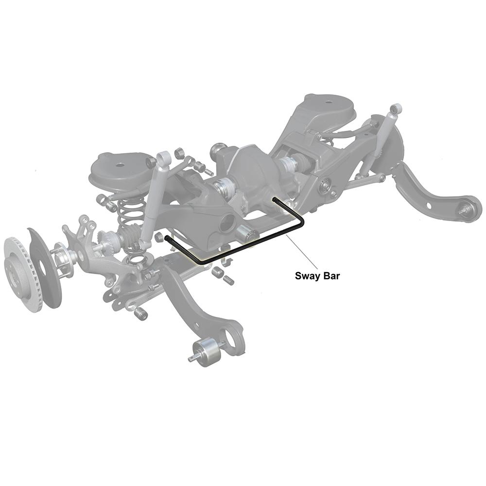 Whiteline 22mm Rear Adjustable Sway Bar | Multiple Fitments (BWR24Z)