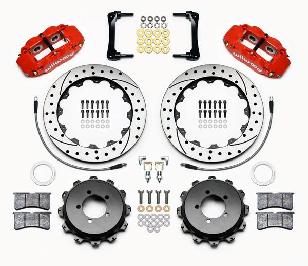 Wilwood 4R Rear Drilled Big Brake Kit | 2022+ Subaru BRZ/Toyota 86 and 2013-2021 Subaru BRZ/Scion FR-S/Toyota 86 (140-12871-DR)