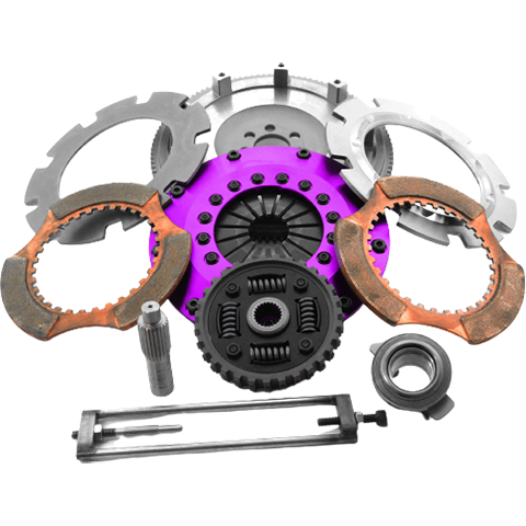 XClutch Twin Sprung Ceramic Clutch Kit | 2008-2015 Mitsubishi Evo X (XKMI20523-2B)