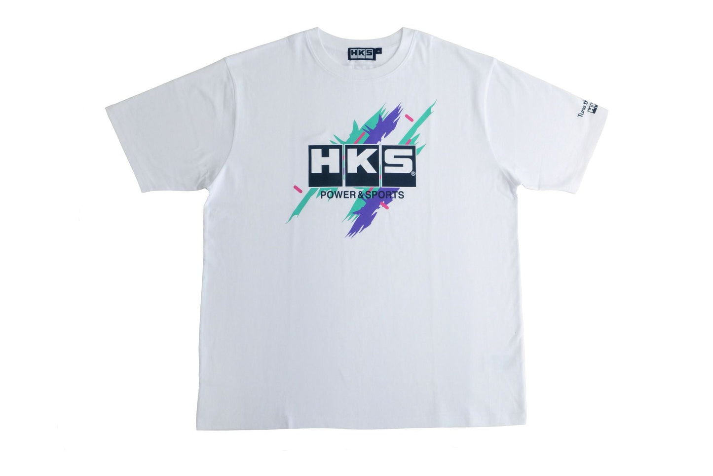 HKS T-SHIRT SUPER RACING WHITE 4L (51007-AK652)