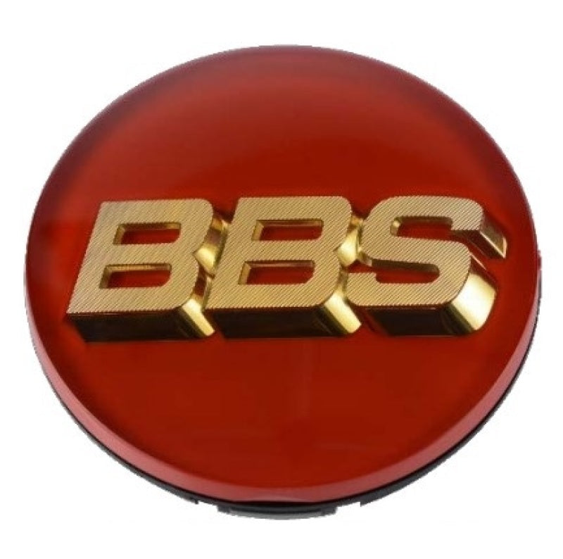 BBS 70mm 4-tab Center Cap - Red / Gold