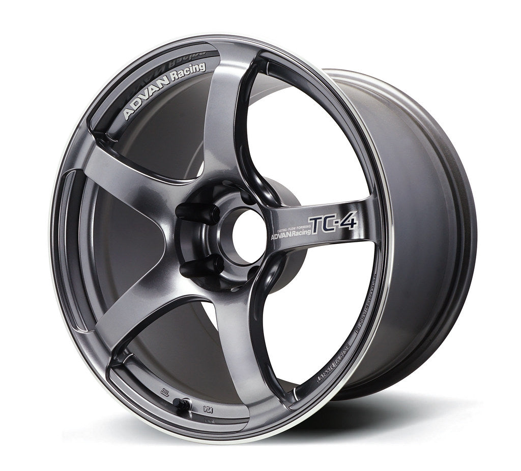 Advan TC4 18x9.5 +35 5x114.3 Racing Gunmetallic & Ring (SET