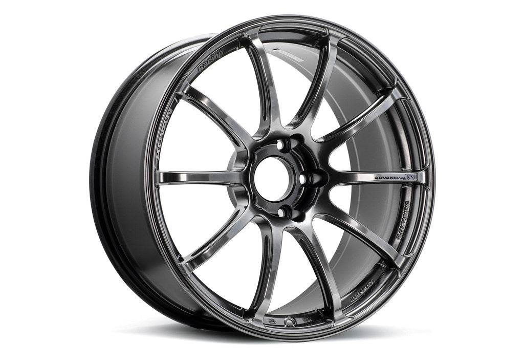 Advan RS II 18x10 +35 5x114.3 Racing Hyper Black (SET OF 4)