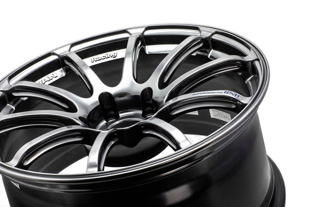 Advan RS II 18x10 +35 5x114.3 Racing Hyper Black (SET OF 4