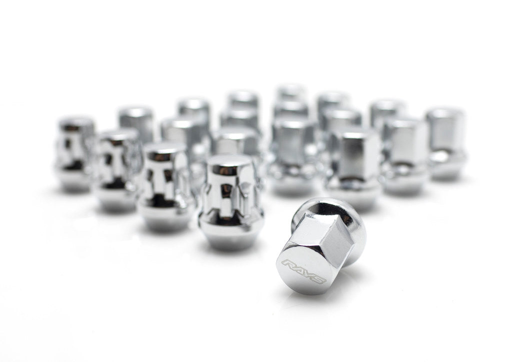 RAYS 17 Hex Lug Nuts Chrome 12x1.25 (16+4 Locks)