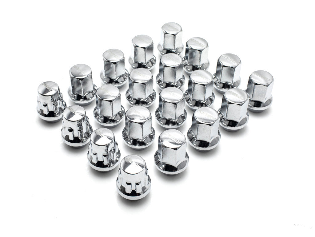RAYS 17 Hex Lug Nuts Chrome 12x1.25 (16+4 Locks)