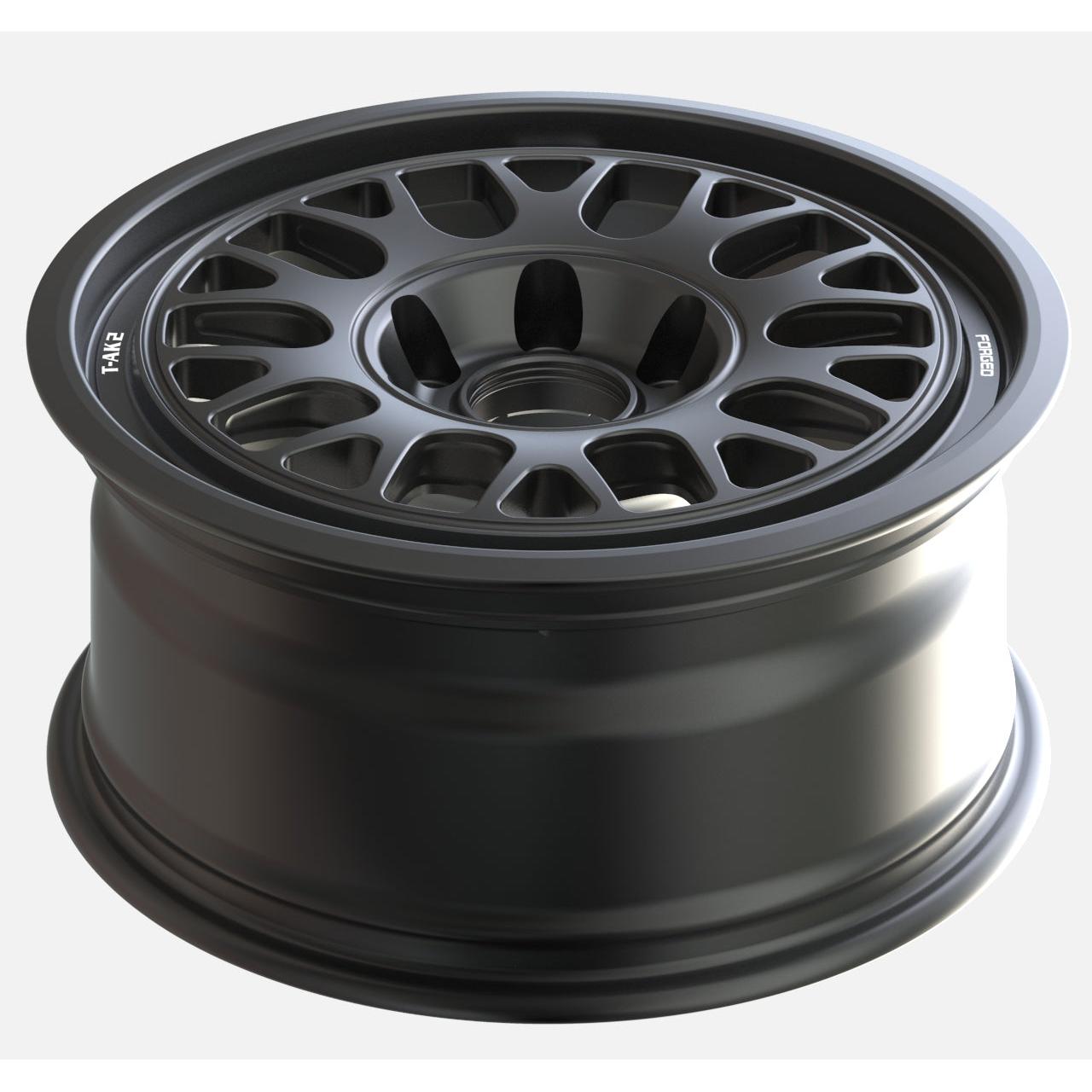 Titan 7 T-AK2 17x8 +39 6x130 Machine Black for Mercedes Sprinter (SET)