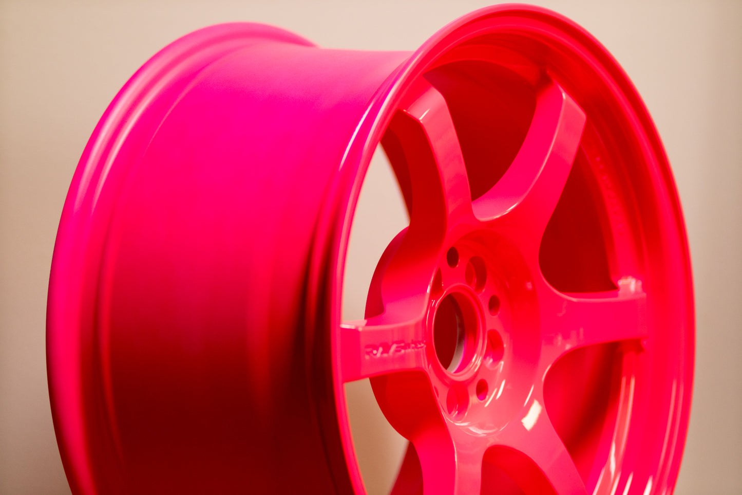 Gram Lights 57DR 17x9 +38 5x100 Luminous Pink Wheel (SET)