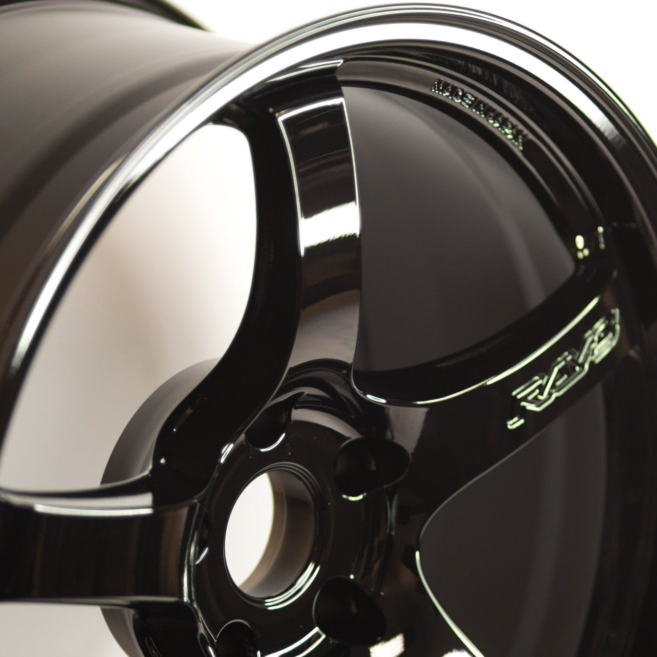 Gram Lights 57CR 18x9.5 +38 5x100 Glossy Black (SET)