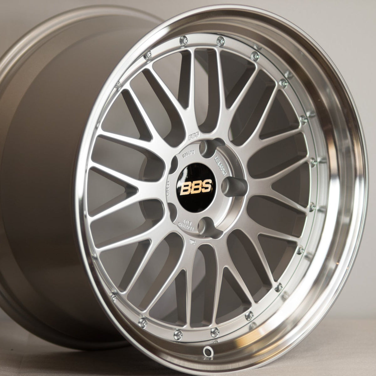 19x11 BBS LM 5x120 ET37 Satin Bronze Center/Bright Machined Lip/Blk Barrel Wheel main image 1