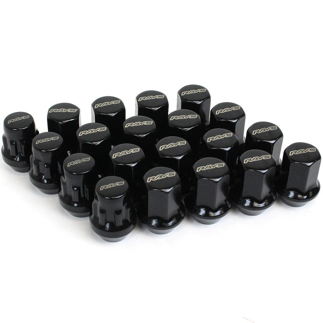 RAYS 17 Hex Lug Nut and Lock Set - Black – WheelFlip