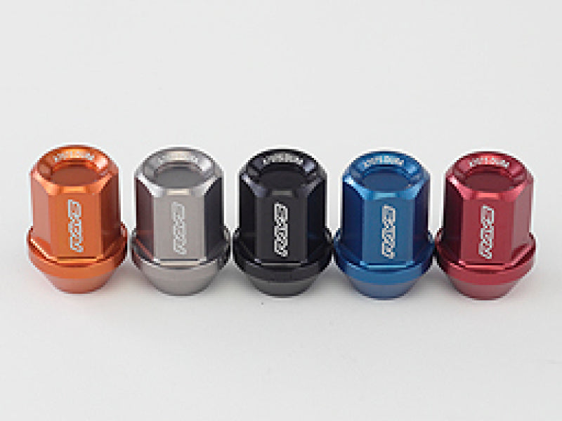 Rays L32 Dura-Nut Straight Type Lug Nuts Red 12x1.25 (16+4 Locks)