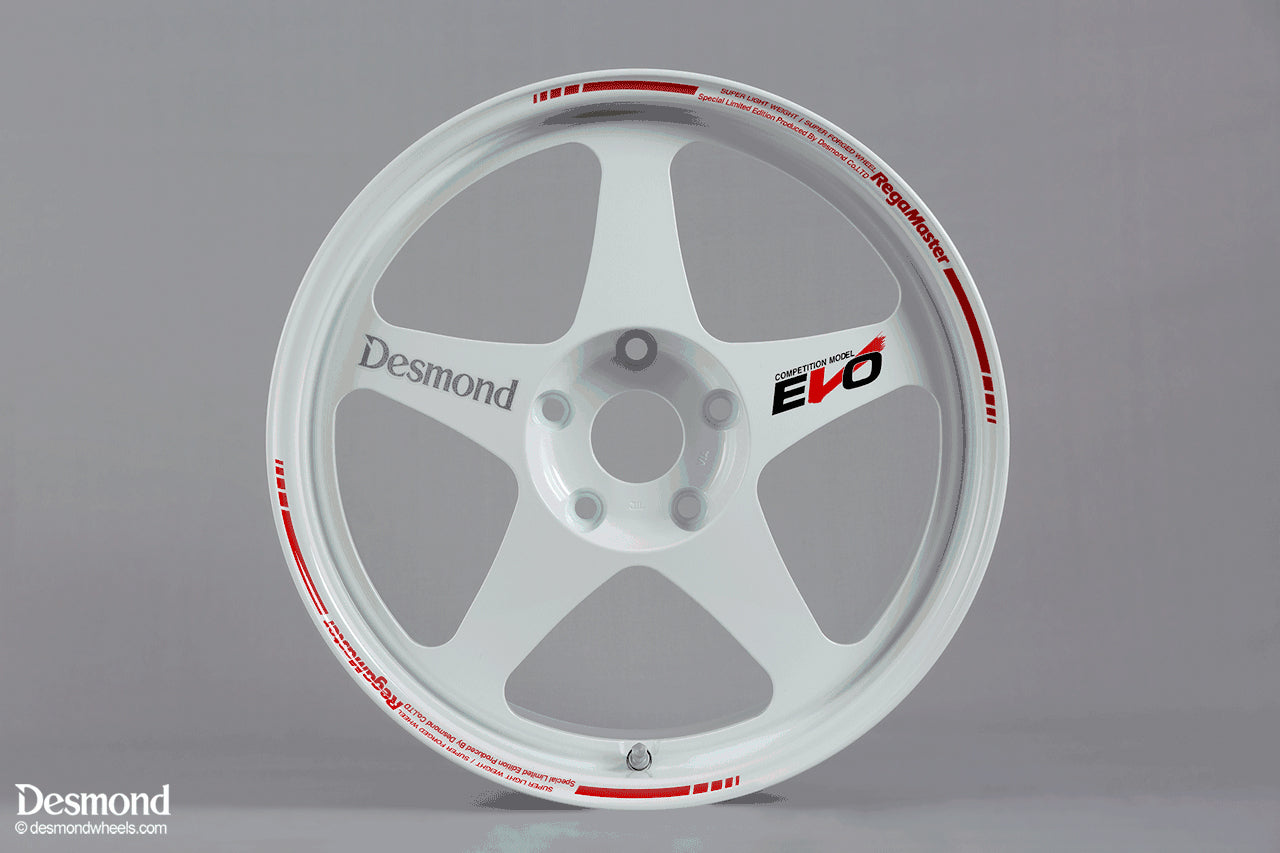 Desmond Regamaster EVO II 18x9.5 +45 5x114.3 Gloss White (SET)