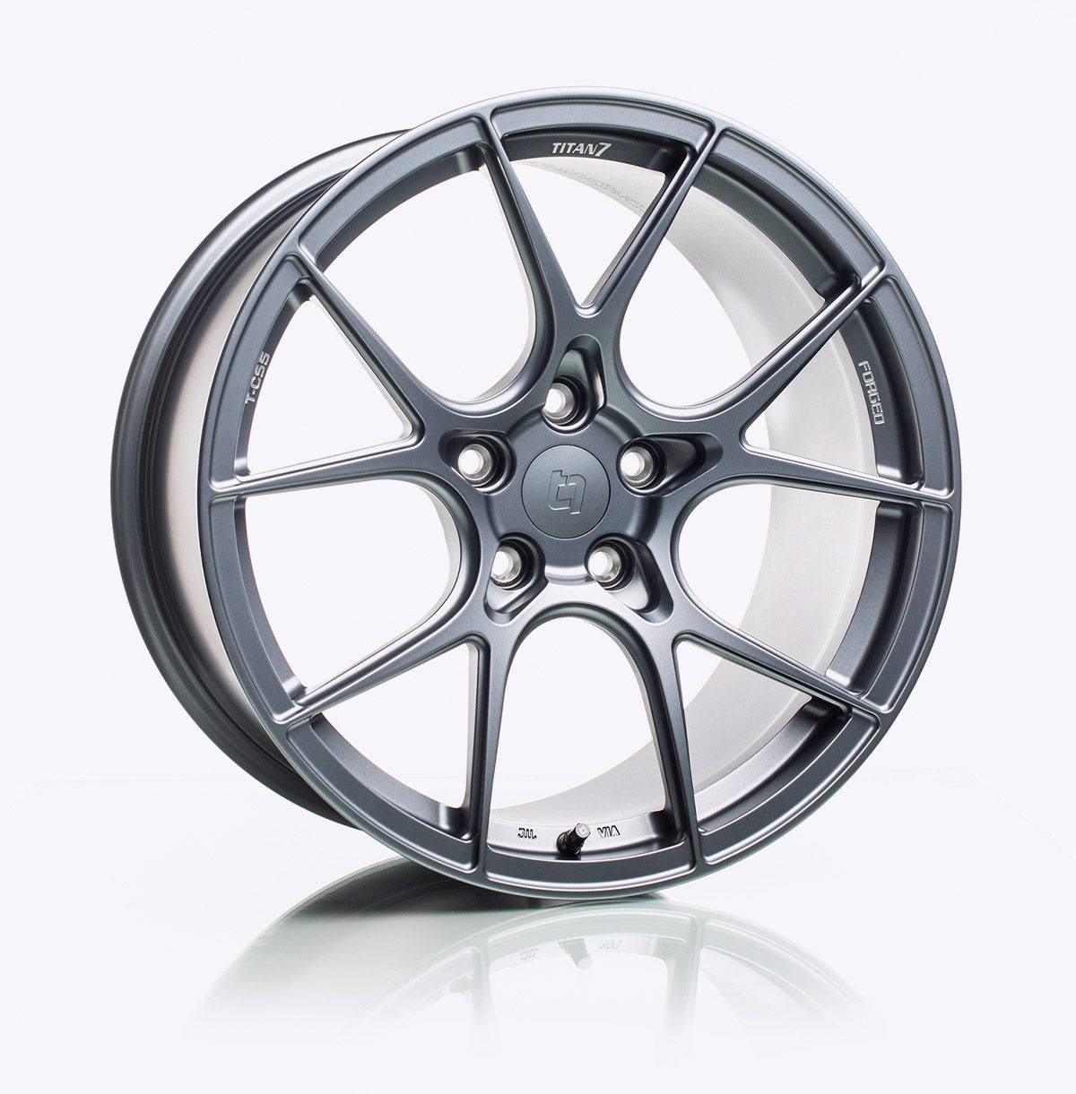 Titan 7 T-CS5 18x9.5 +40 5x114.3 Satin Titanium (SET)