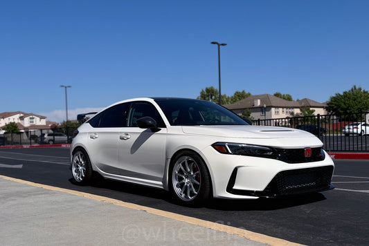 Honda Civic Type R - Volk Racing CE28N-Plus Diamond Silver - WheelFlip