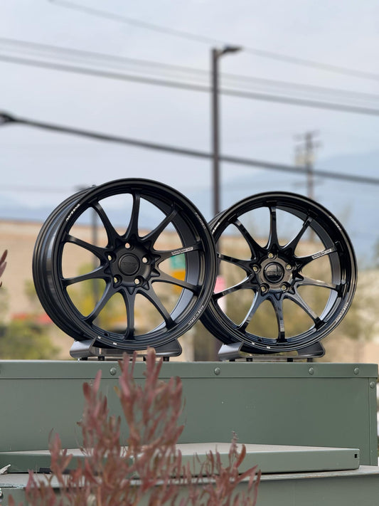 Volk Racing CE28N-Plus: Black vs Matte Black Finish Comparison - WheelFlip