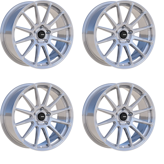 (set of 4) Konig Aeris Steel Silver | 18x9" +35mm | 5x120mm Wheels