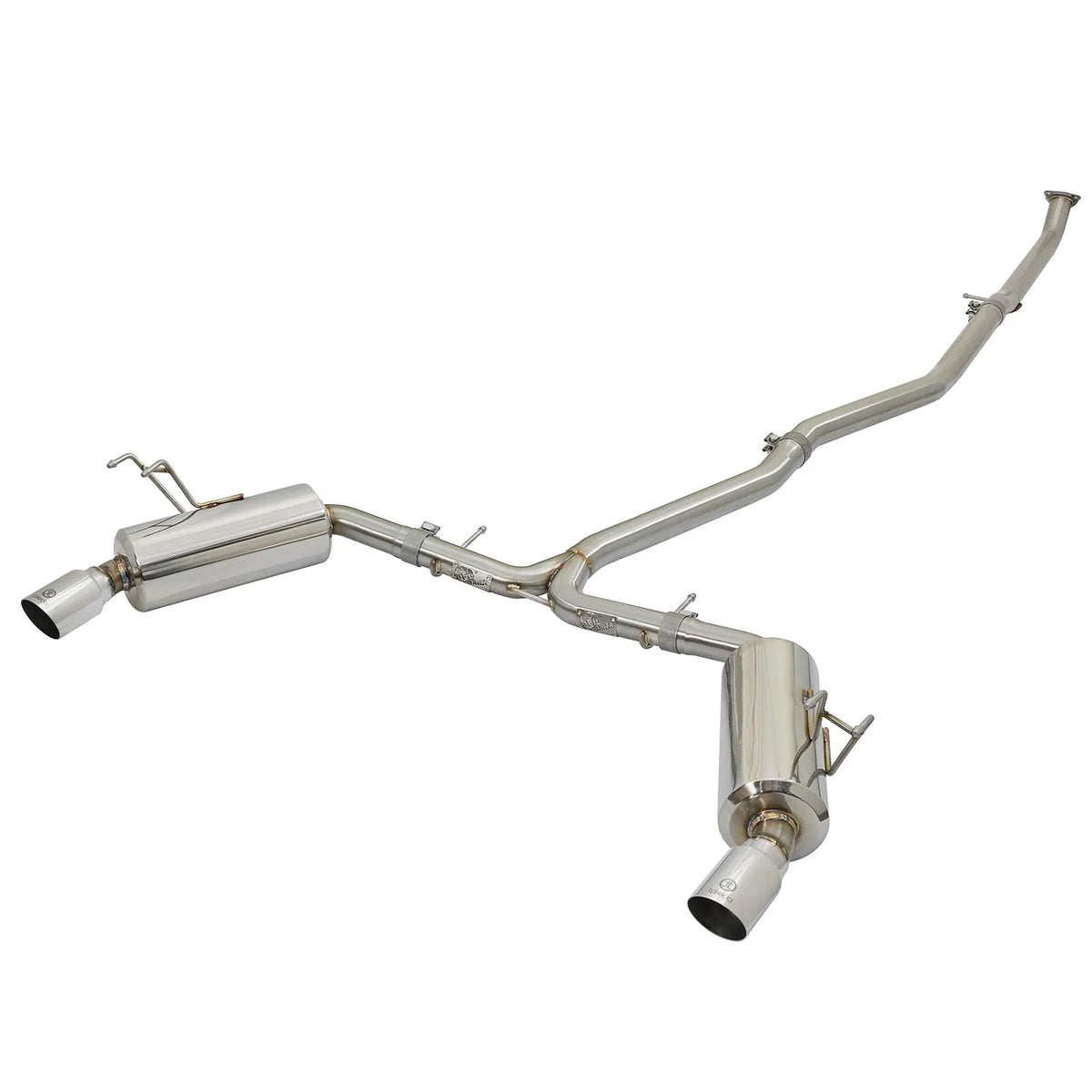aFe Takeda 2.25-2.5in SS Cat-Back Dual-Exit Exhaust | Honda Civic 16-21 (49-36615-P)