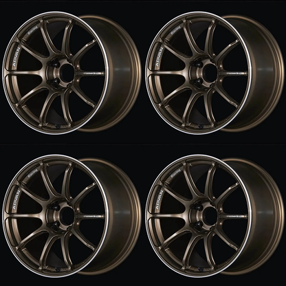 (set of 4) Advan RSIII Umber Bronze Metallic/Ring | 18x9" +35mm | 5x114.3mm Wheel