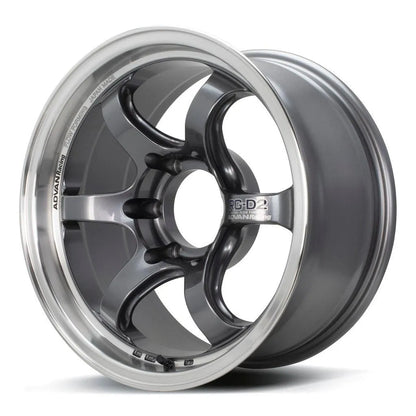 Advan RG-D2 17x8.5 -10 6x139.7 Machining & Racing Gun Metallic (SET)