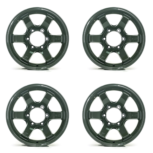 (set of 4) Gram Lights 57DR-X 17X8.5 +0 6x139.7 Jungle Green