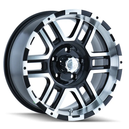 ION Wheels Type 179 Black/Machined | 17x8" +10mm | 6x139.7mm Wheel