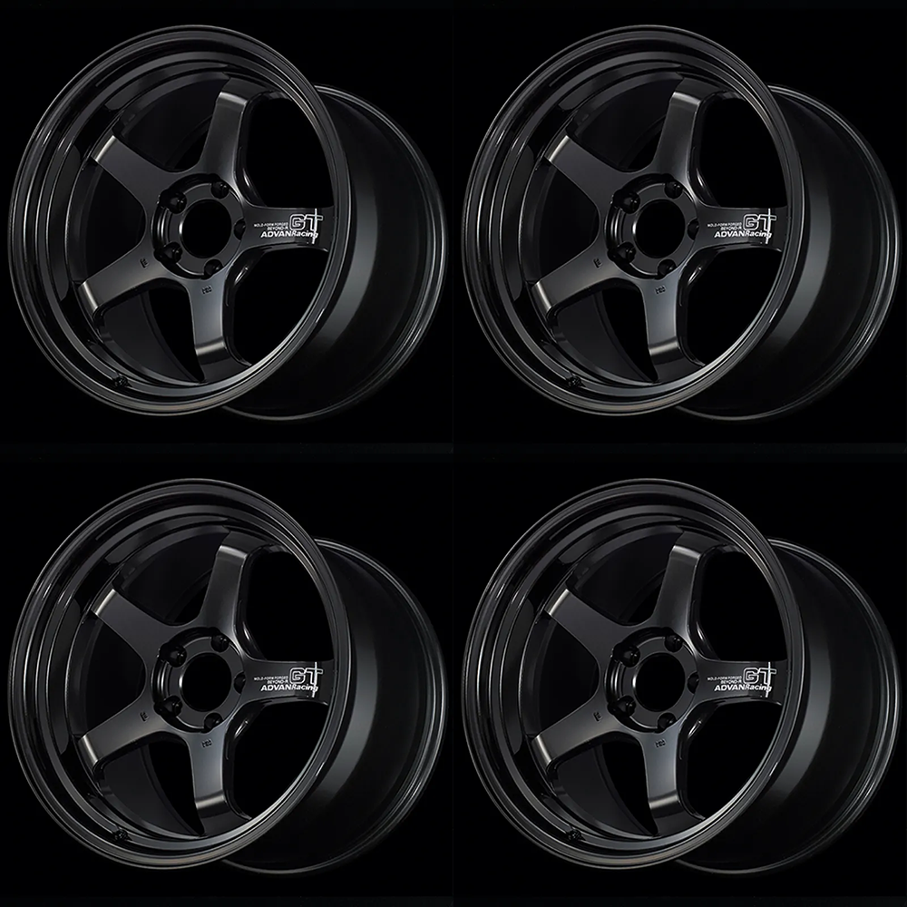 (set of 4) Advan GT Beyond-R Racing Titanium Black | 18x9.5" +22mm | 5x120mm Wheel