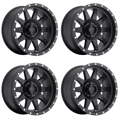 (set of 4) Method Wheels MR301 Matte Black | 18x9" +18mm | 6x135mm Wheel