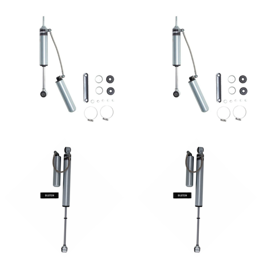 Bilstein B8 5160 w/ Remote Reservoir Shocks Set w/0-2.5" lift - 2001-2006 GMC Sierra 1500 HD 4WD RWD w/Torsion