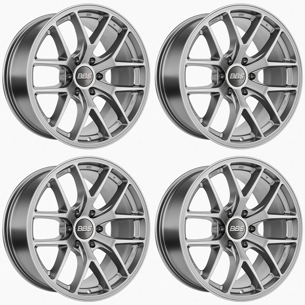 (set of 4) BBS TS-P Satin Silver | 20x9" +12mm | 6x135mm Wheel