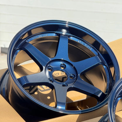 Volk Racing TE37SL 19x9.5 +22, 19x10.5 +35 5x112 Mag Blue (SET)
