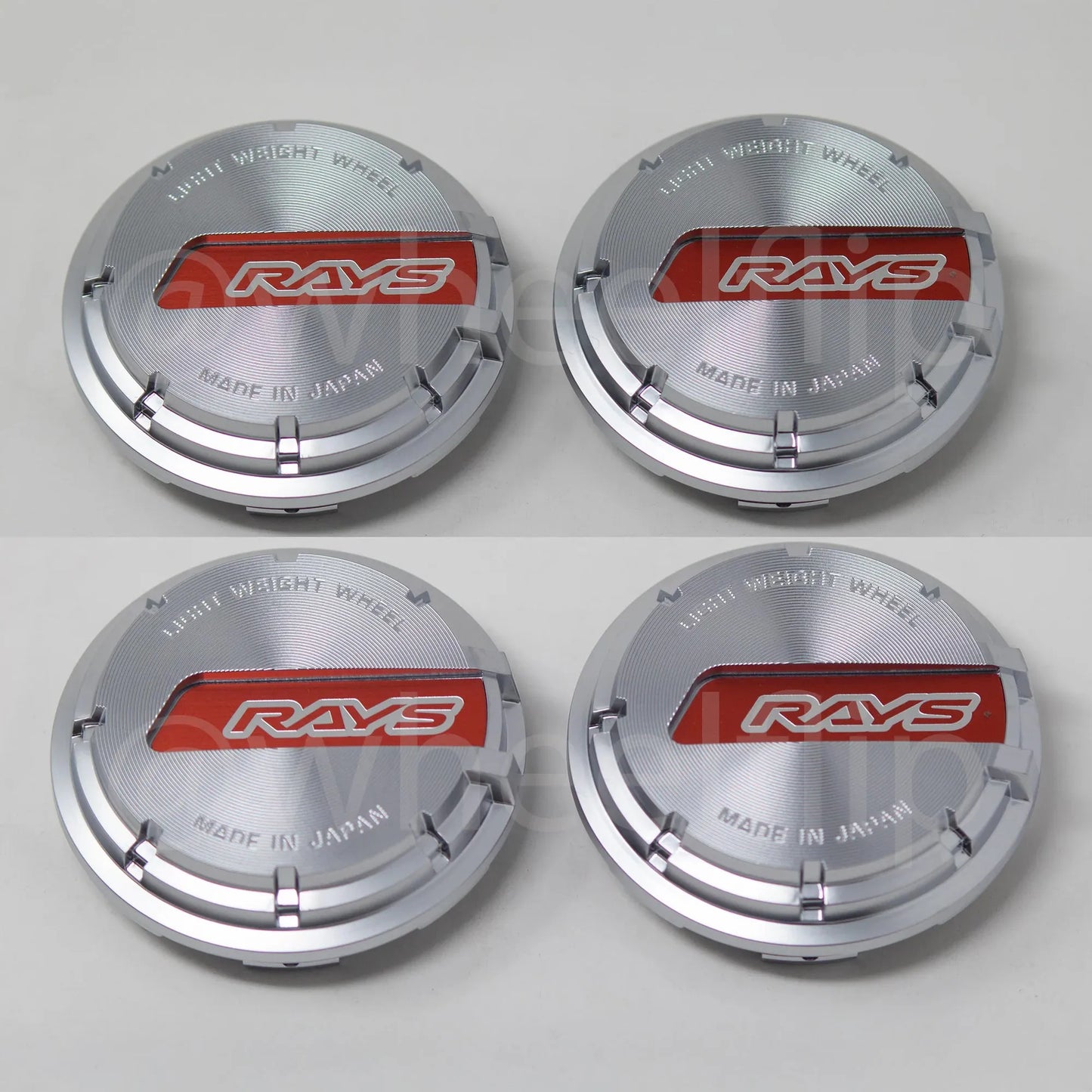 Gram Lights WR Center Cap (Red/Silver)