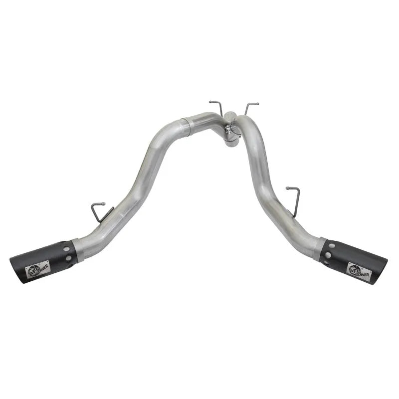 aFe 4in DPF-Back Alum Steel Exhaust | Chevy Silverado/GMC Sierra 15-19 (49-04086-B)