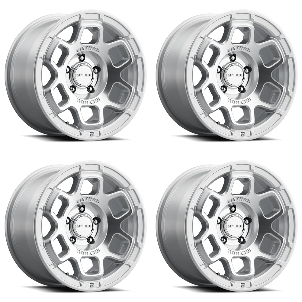(set of 4) Method Wheels MR710 HD Machined Clear Coat | 17x8.5" +0mm | 5x5mm Wheel