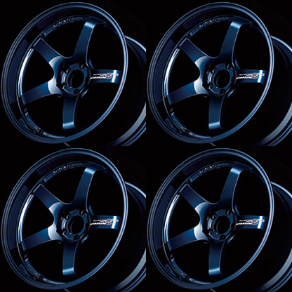 (set of 4) Advan GT Premium Version Racing Titanium Blue | 20x12" +20mm | 5x114.3mm Wheel