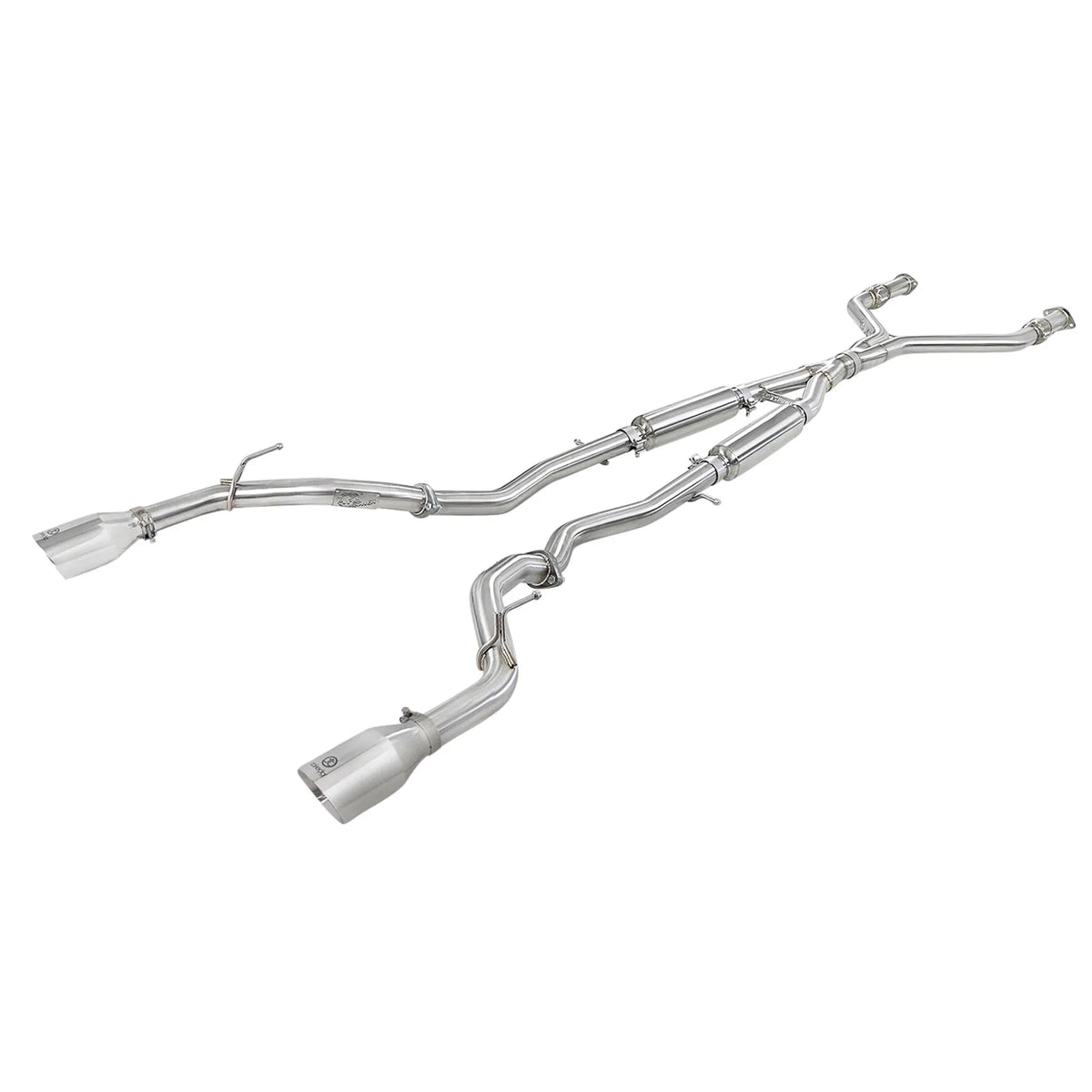 aFe Takeda 2.5in SS Cat-Back Exhaust | Infiniti Q60 (17-22) (49-36134NM-C)