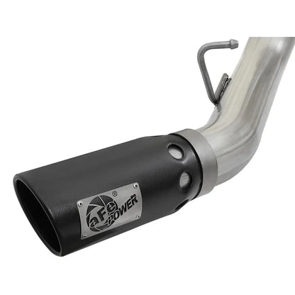 aFe 4in DPF-Back Alum Steel Exhaust | Chevy Silverado/GMC Sierra 15-19 (49-04086-B)
