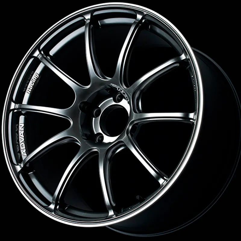 Advan RZII Racing Hyper Black/Ring | 17x8" +45mm | 5x114.3mm Wheel